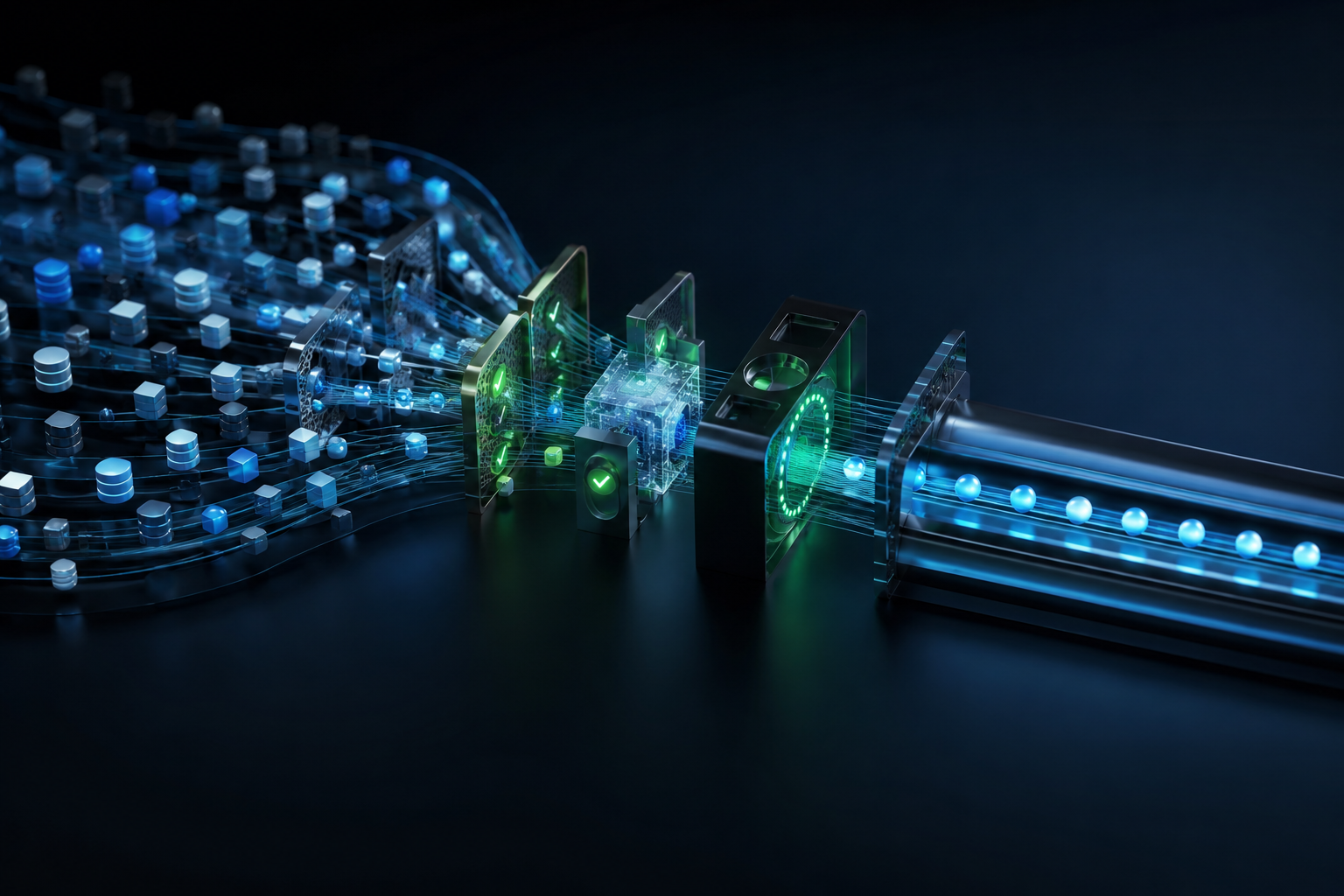 Abstract editorial visualization for CRM Automation for RevOps: Preventing Revenue Data Debt