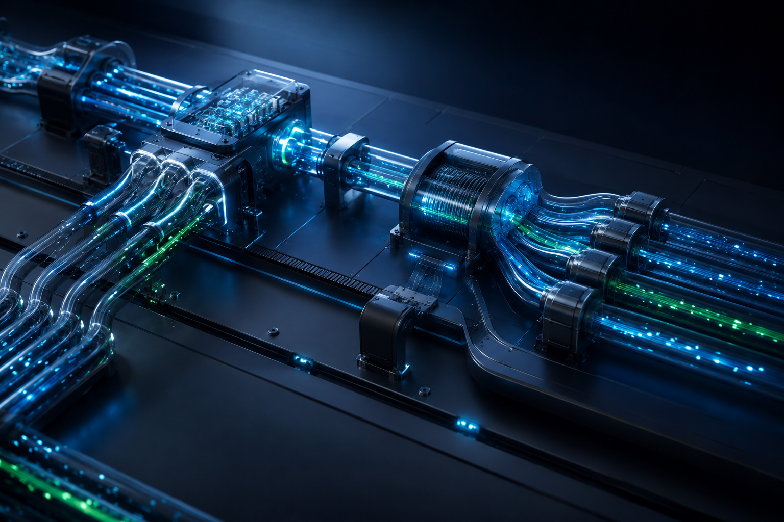 Abstract editorial visualization for AI Governance for Operations: A Practical Control System for Enterprise Automation